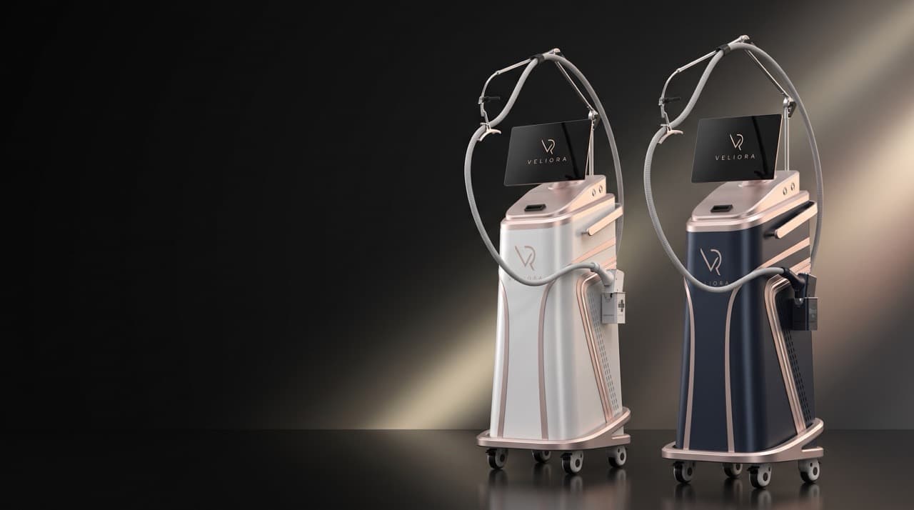 Two Veliora laser hair removal devices for clinics
